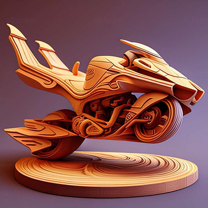 3D модель Игра V Racer Hoverbike (STL)
